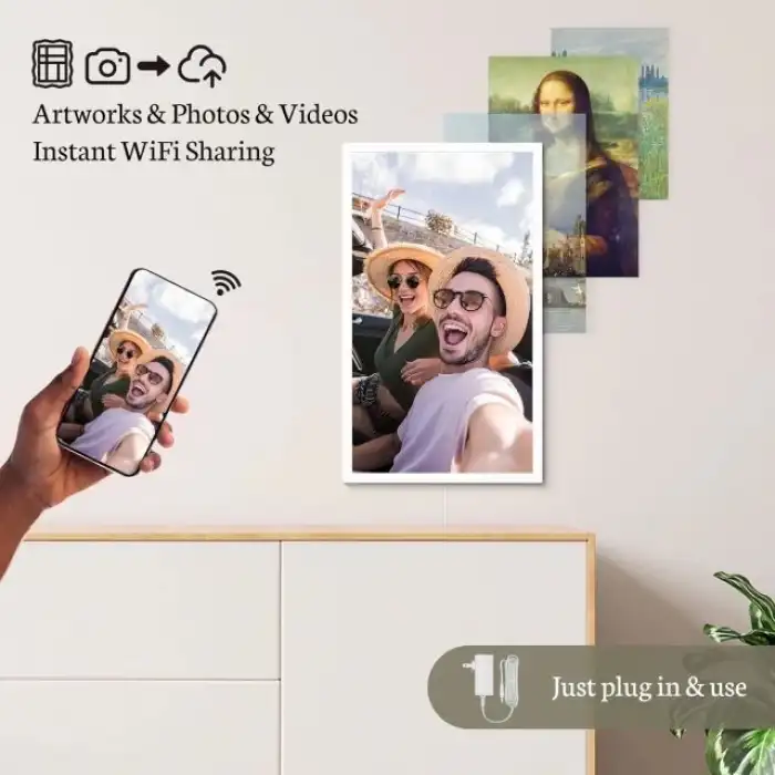 BSIMB Dokunmatik Ekranlı Dijital Resim Çerçevesi - 1920x1080 FHD