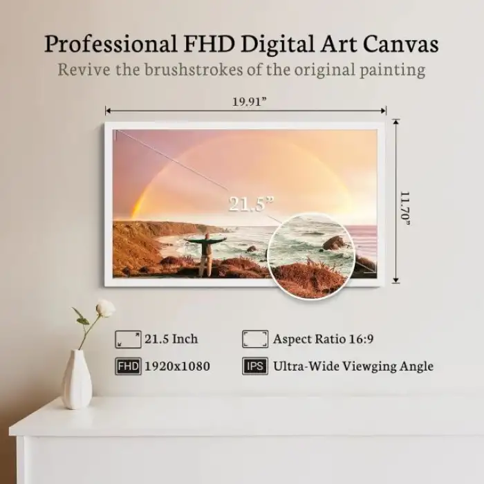 BSIMB Dokunmatik Ekranlı Dijital Resim Çerçevesi - 1920x1080 FHD