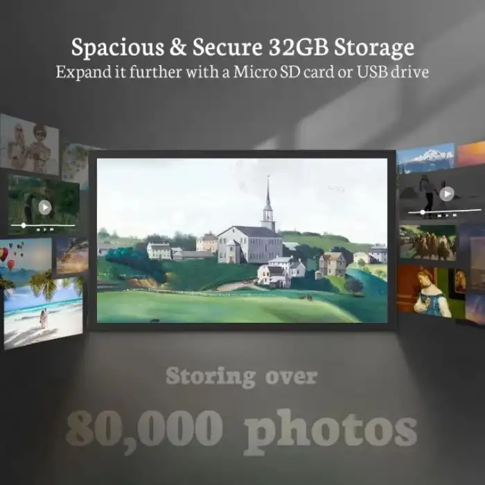 BSIMB Dokunmatik Ekranlı Dijital Resim Çerçevesi - 1920x1080 FHD