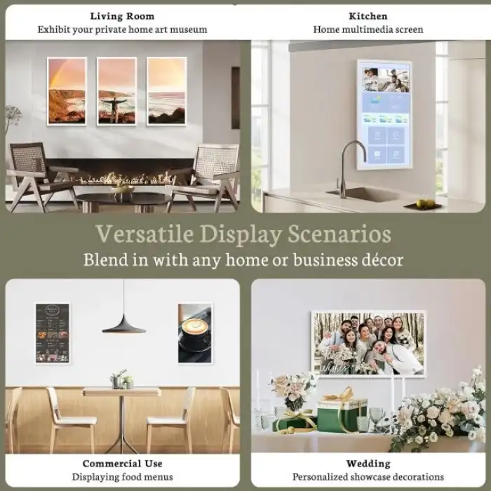 BSIMB Dokunmatik Ekranlı Dijital Resim Çerçevesi - 1920x1080 FHD