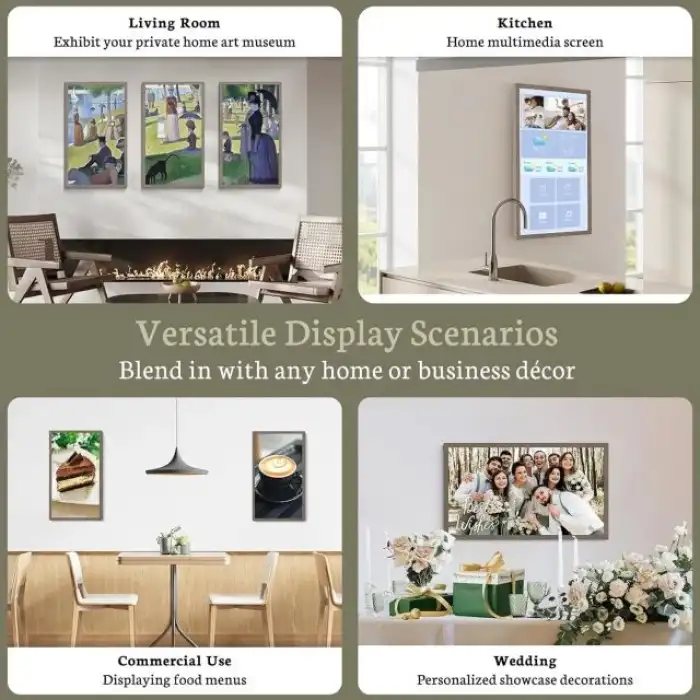 BSIMB Dokunmatik Ekranlı Dijital Resim Çerçevesi - 1920x1080 FHD