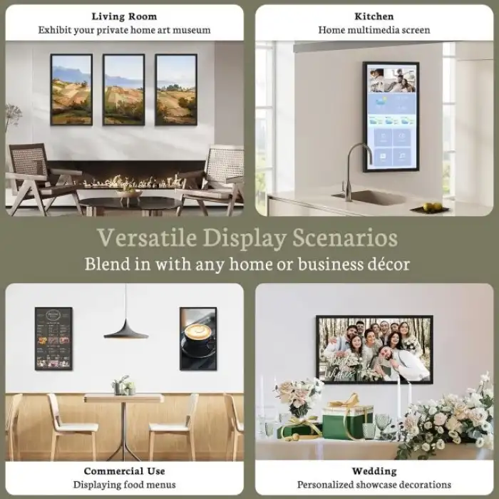 BSIMB Dokunmatik Ekranlı Dijital Resim Çerçevesi - 1920x1080 FHD