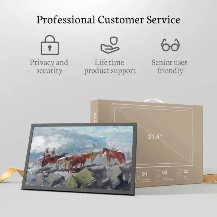 BSIMB Dokunmatik Ekranlı Dijital Resim Çerçevesi - 1920x1080 FHD