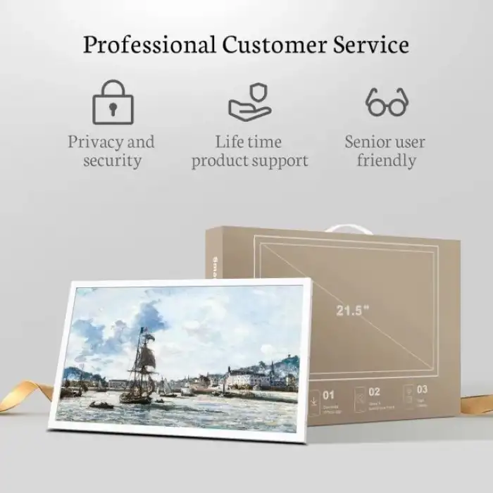 BSIMB Dokunmatik Ekranlı Dijital Resim Çerçevesi - 1920x1080 FHD