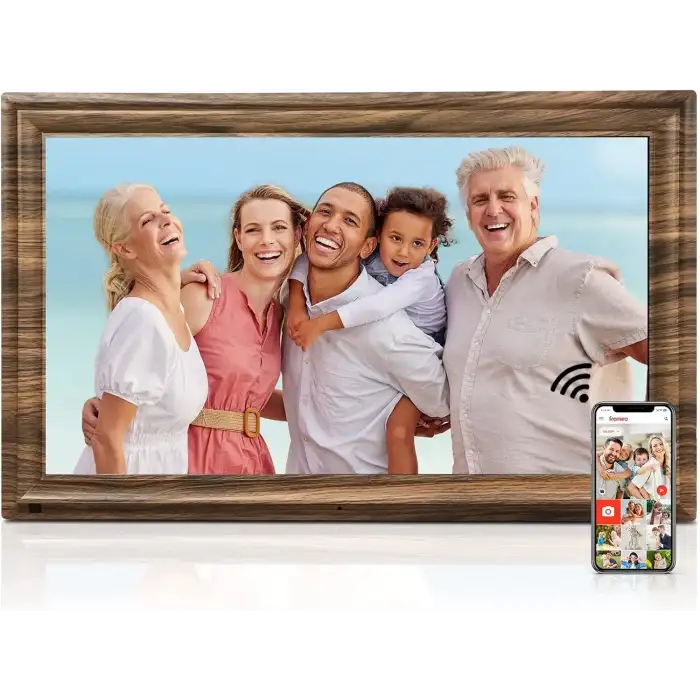 Canupdog Dijital Fotoğraf Çerçevesi 16 Inc Büyük - 32GB Depolama