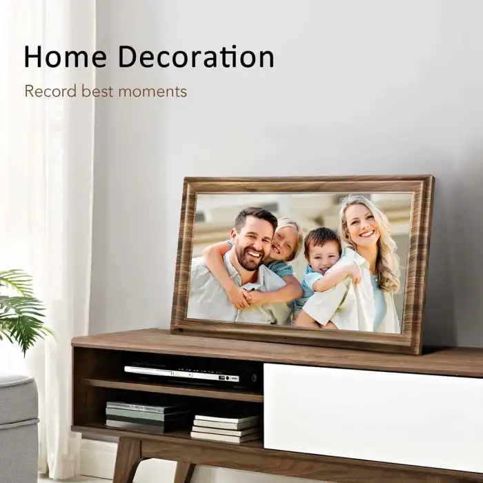 Canupdog Dijital Fotoğraf Çerçevesi 16 Inc Büyük - 32GB Depolama