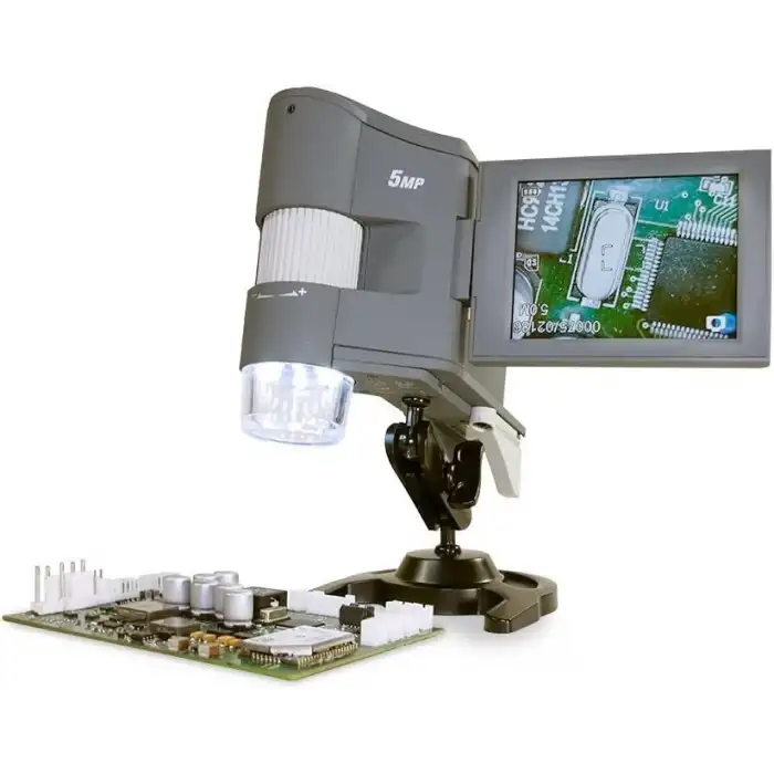 Celestron 44314 FlipView El Tipi LCD Mikroskop (Gri)