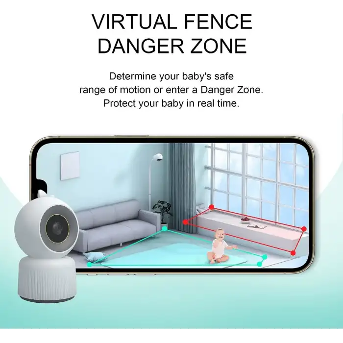 Cheego 3MP HD Akıllı Kameralı ve Sesli Bebek Monitörü