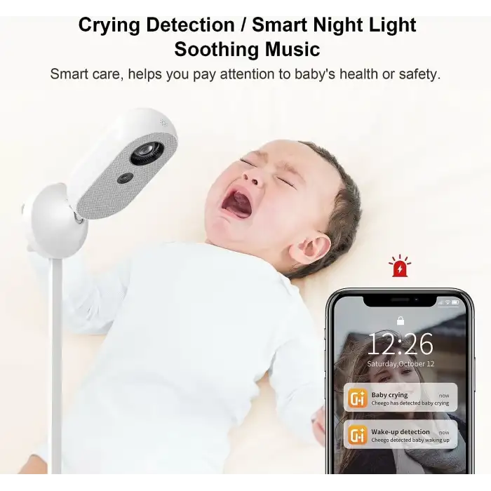 Cheego Akıllı Bebek Monitörü WiFi-CCA3-W- Duvar Montajı
