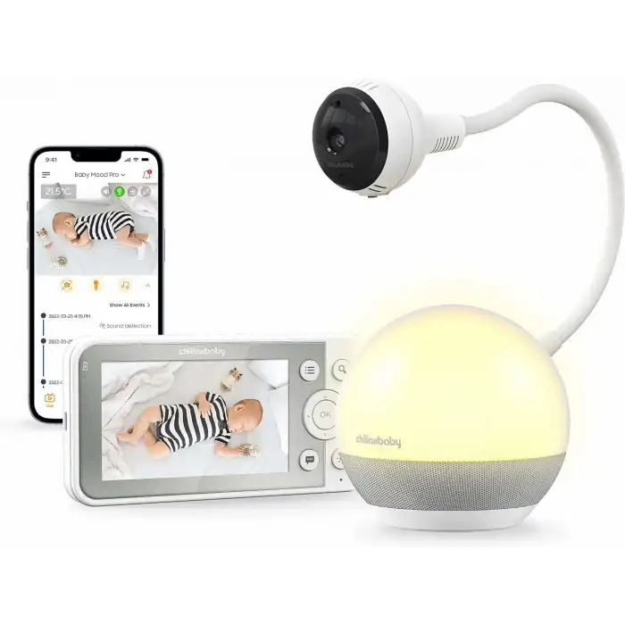 Chillax BabyMood Pro - Kameralı ve Sesli 2si 1 Arada Bebek Monitörü