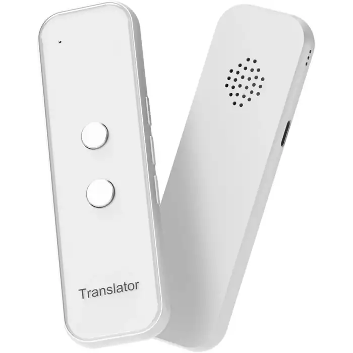 Chunmu Gerçek Zamanlı İki Yönlü - 137 Dil Tercüman Cihazı - Beyaz