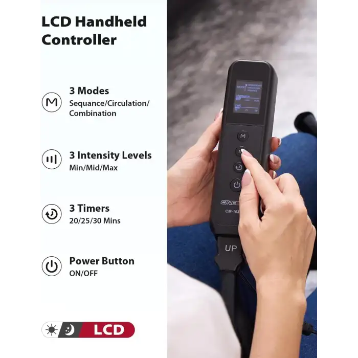 CINCOM Bacak Masaj Aleti Dolaşım ve Ağrı Giderici, Ayak ve Bacak İçin