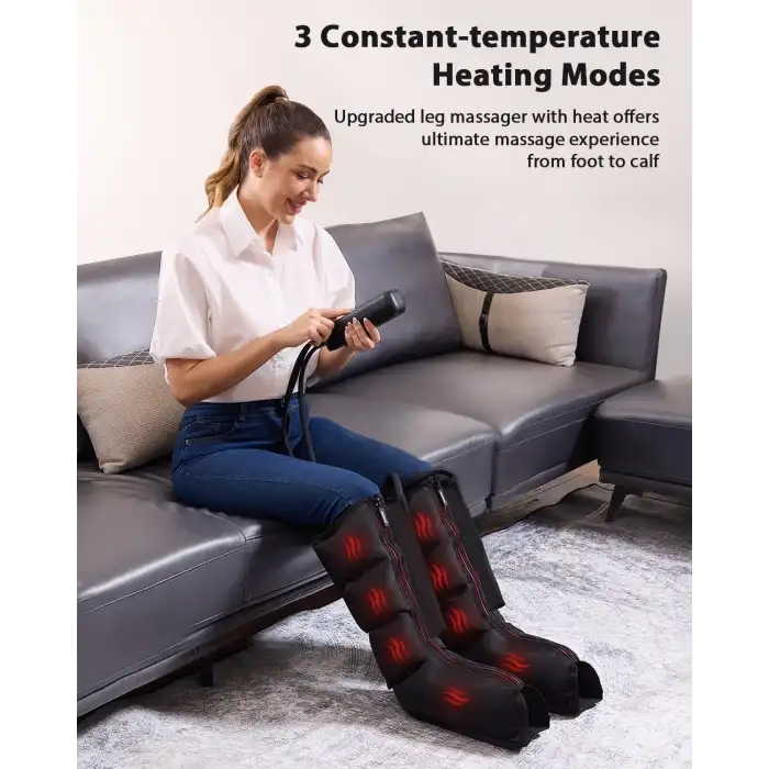 CINCOM Isıtmalı Bacak Masaj Aleti Dolaşım ve Ağrı Giderici