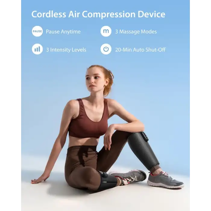 CINCOM Kablosuz Baldır İçin Bacak Kompresyon Masaj Aleti