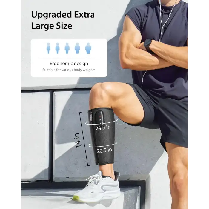 CINCOM Kablosuz Baldır İçin Bacak Kompresyon Masaj Aleti