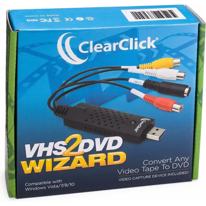 ClearClick VHSden DVDye Sihirbazı - USB Video Yakalayıcı