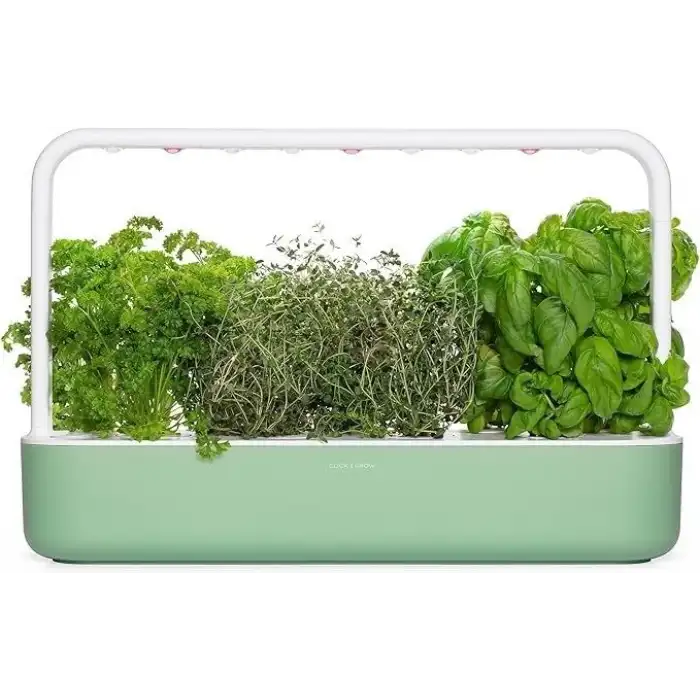 Click & Grow Kapalı Alan Bitki Bahçesi Seti Büyüme Işığı İle - Açık Yeşil