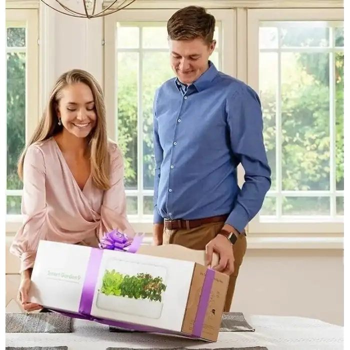 Click & Grow Kapalı Alan Bitki Bahçesi Seti Büyüme Işığı İle - Gri