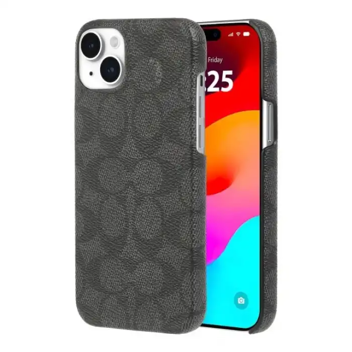 Coach iPhone 15 Plus Kılıf Taba Rengi