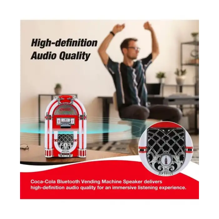 Coca-Cola Juke Box Kablosuz Bluetooth Hoparlör