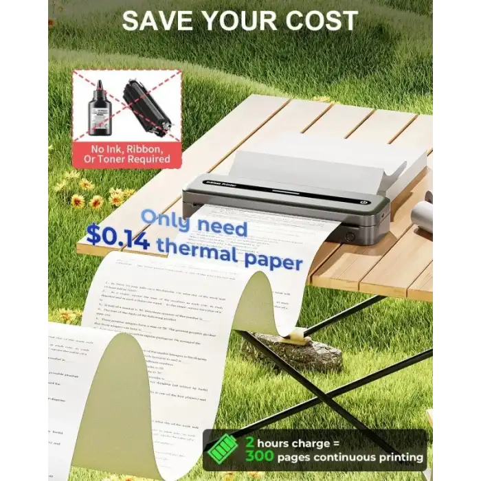 COLORWING M832 Seyahat için Kablosuz Taşınabilir Yazıcılar