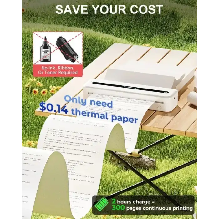 COLORWING M832 Seyahat için Kablosuz Taşınabilir Yazıcılar