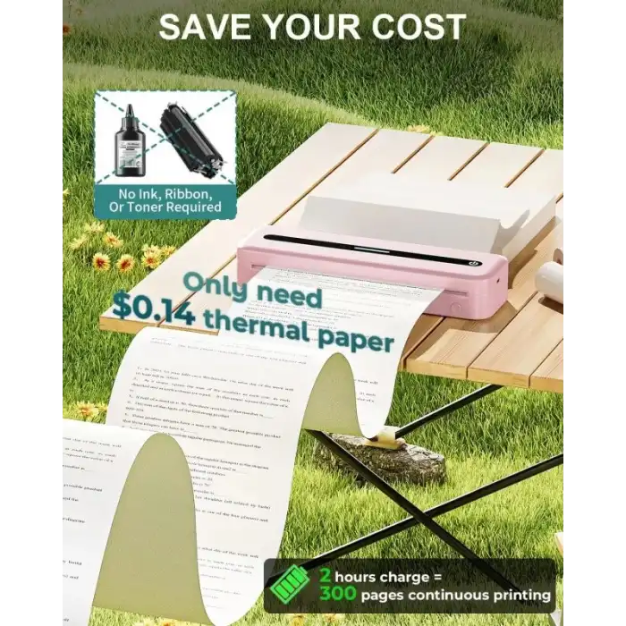 COLORWING M832 Seyahat için Kablosuz Taşınabilir Yazıcılar