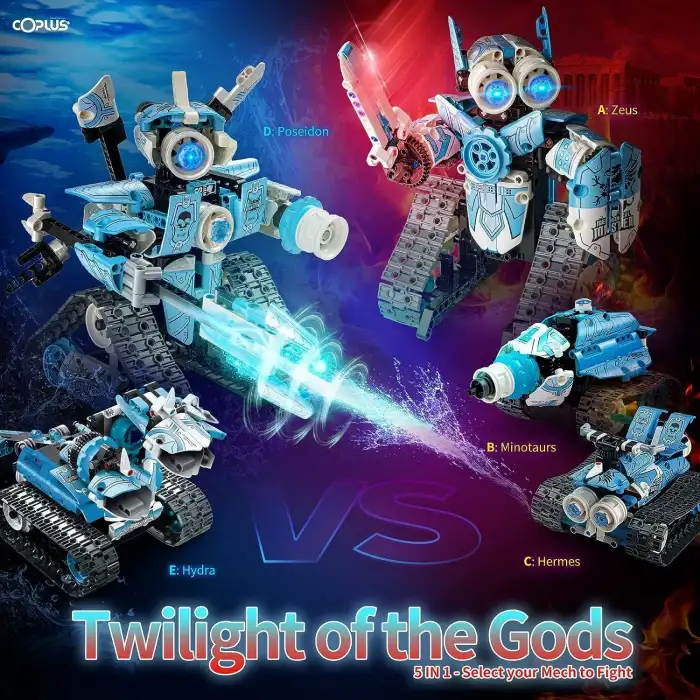 Coplus 5i 1 Arada STEM Robot Yapı Kiti - 398 Parça