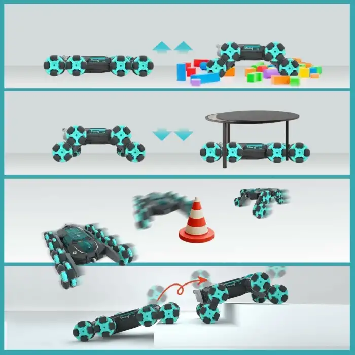 Coplus 8WD Jest Algılama Dublör Rc Arabaları - Siyah