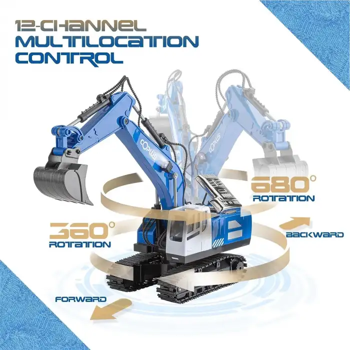 Coplus Gesture Uzaktan Kumandalı Ekskavatör