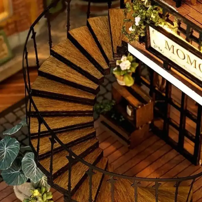 CUTEBEE DIY Ahşap Dollhouse ve Minyatür Mobilya