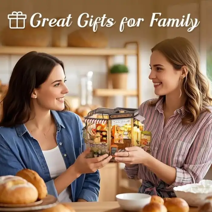 CUTEBEE DIY Ahşap Dollhouse ve Minyatür Mobilya