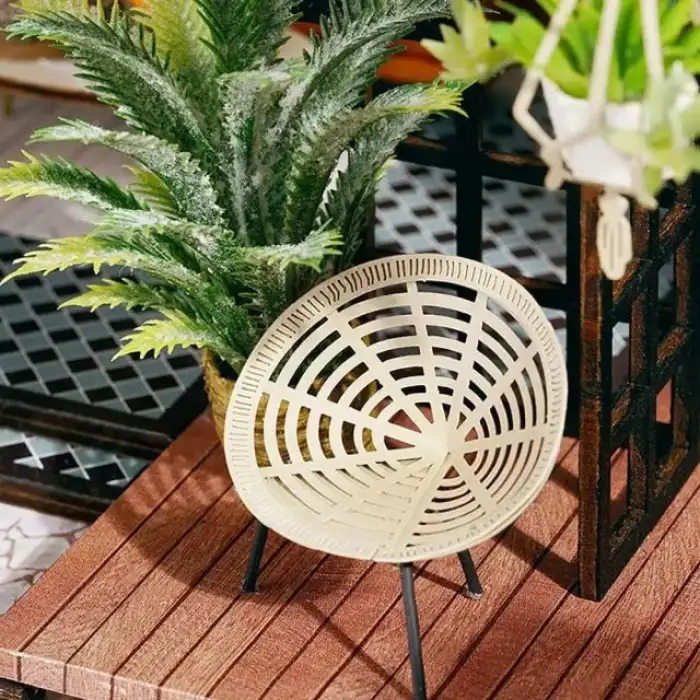 CUTEBEE DIY Ahşap Dollhouse ve Minyatür Mobilya