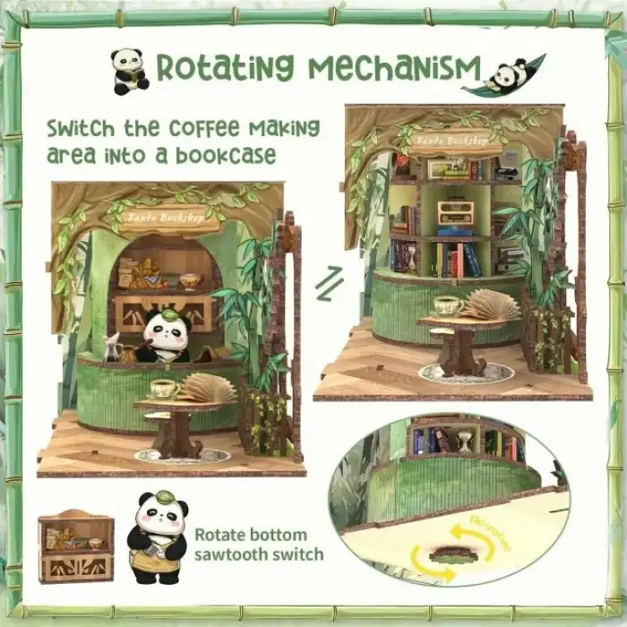 CUTEBEE DIY Dollhouse Kitaplık