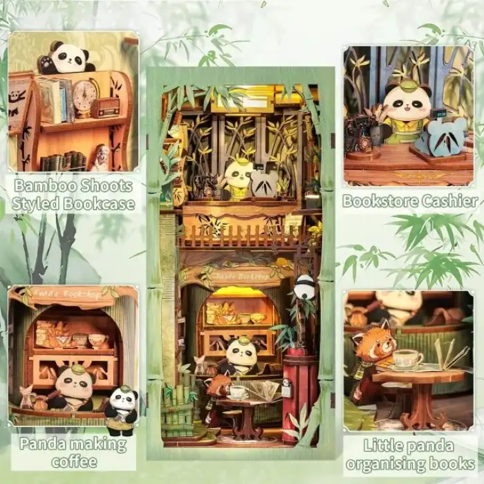 CUTEBEE DIY Dollhouse Kitaplık