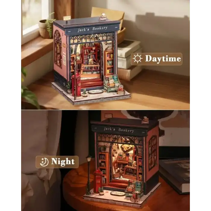 CUTEBEE DIY Kitap Köşesi Seti Toz Kapaklı