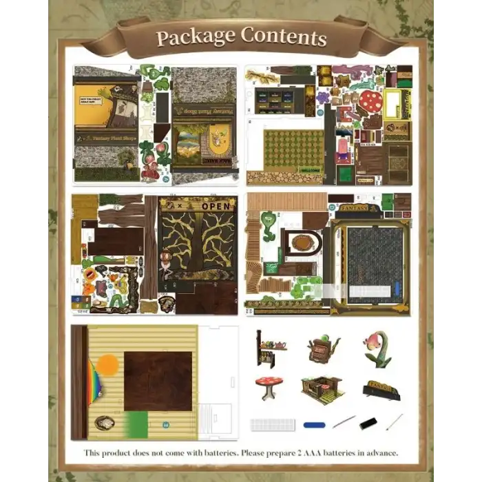 CUTEBEE DIY Kitap Köşesi Seti Toz Kapaklı