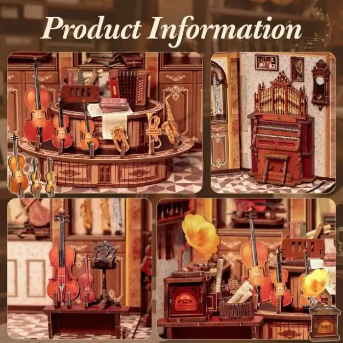 CUTEBEE DIY Kitap Köşesi Seti Toz Kapaklı