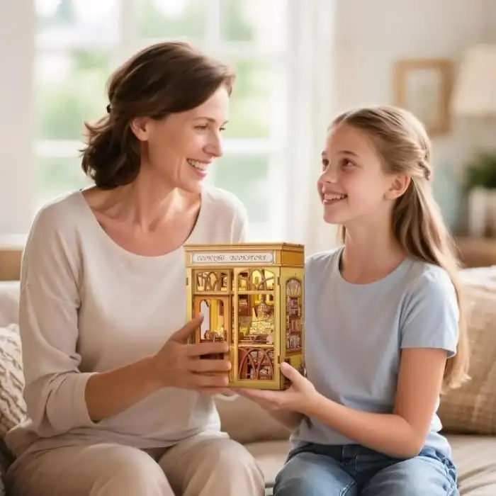 CUTEBEE DIY Kitap Köşesi Seti Toz Kapaklı