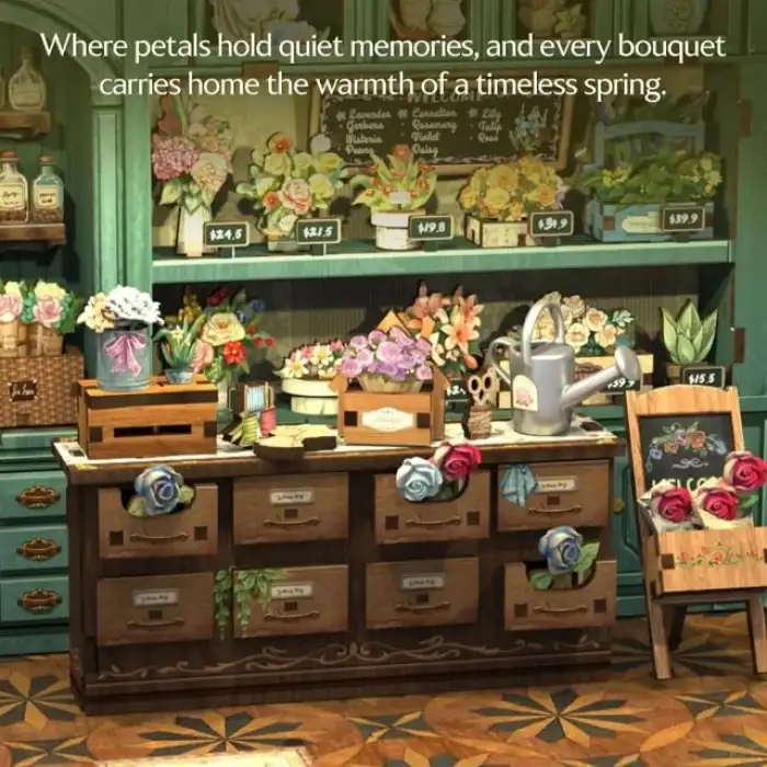 CUTEBEE DIY Kitap Köşesi Seti Toz Kapaklı