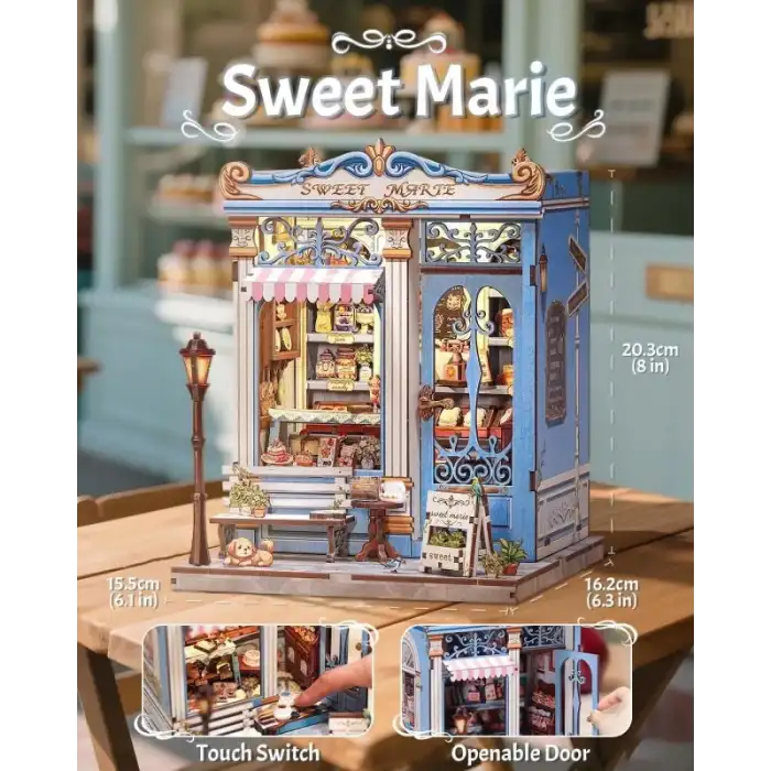 CUTEBEE DIY Kitap Köşesi Seti Toz Kapaklı