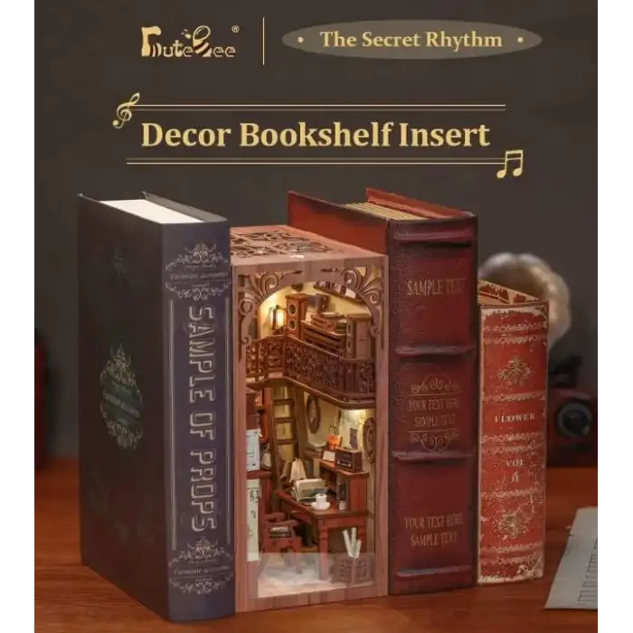 CUTEBEE DIY Oyuncak Ev Kitaplığı - Sakura Ağacının Altında