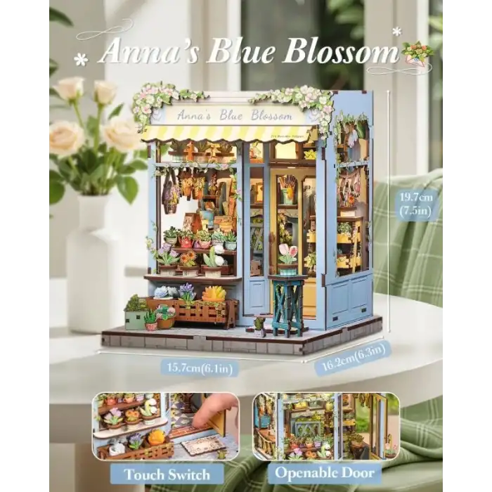 CUTEBEE DIY Kitap Köşesi Seti Toz Kapaklı