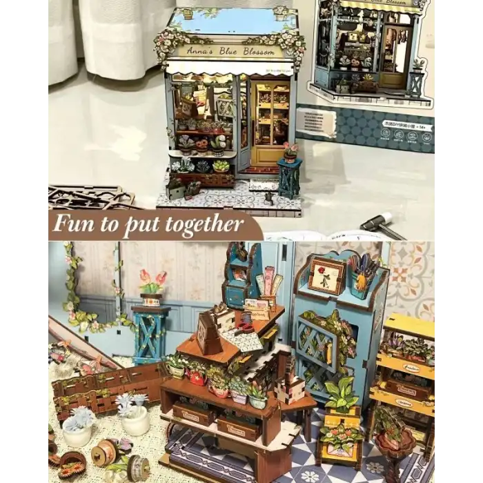 CUTEBEE DIY Kitap Köşesi Seti Toz Kapaklı