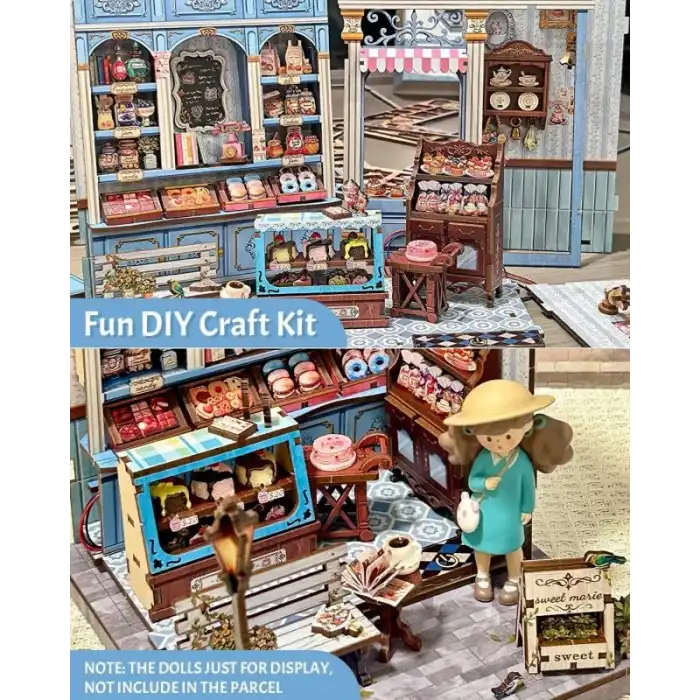 CUTEBEE DIY Kitap Köşesi Seti Toz Kapaklı