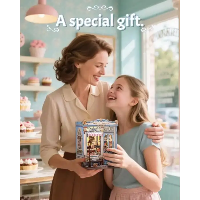 CUTEBEE DIY Kitap Köşesi Seti Toz Kapaklı