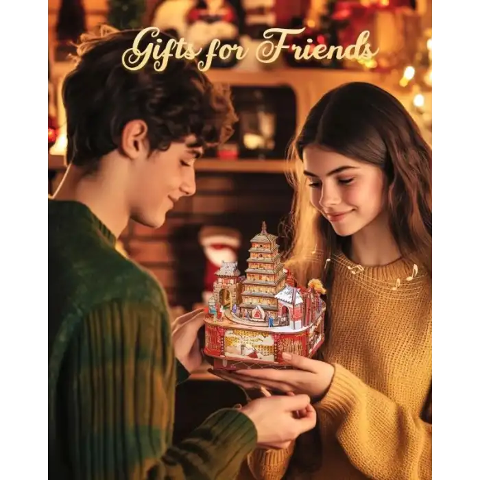 CUTEBEE Toz Kapaklı DIY Kitap Köşesi Seti - Su Dongponun Hayatı