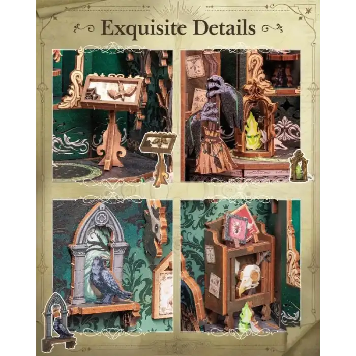 CUTEBEE DIY Kitap Köşesi Seti Toz Kapaklı