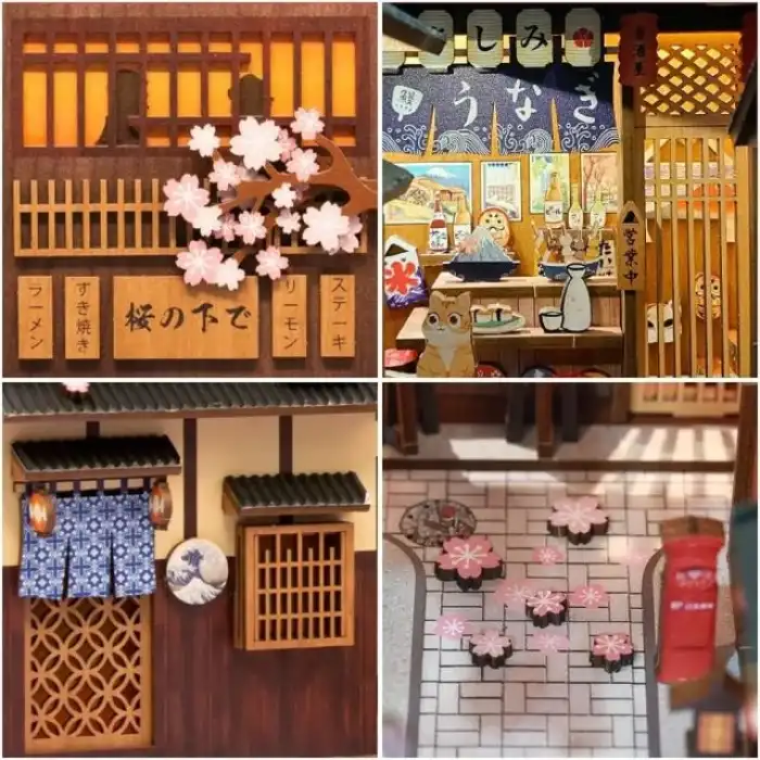 CUTEBEE DIY Kitap Köşesi Seti Toz Kapaklı