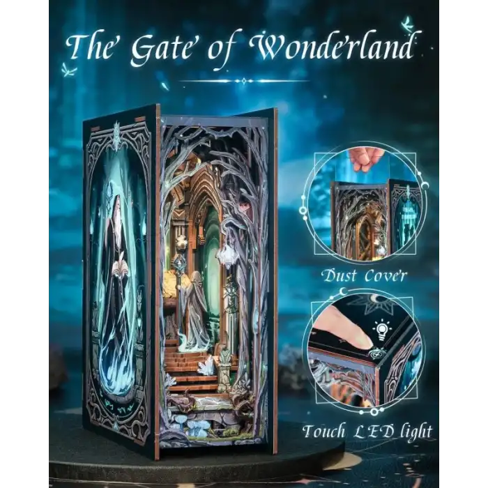 CUTEBEE DIY Kitap Köşesi Seti Toz Kapaklı